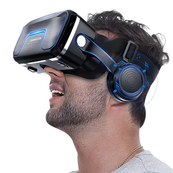 VRshinecon G04EA VR Box Модернизированные Смарт-Очки Виртуальной Реальности HD Mobile 3D Glasses гарнитура для смартфонов 4,0-6 Дюймов smartphoneSmartphone