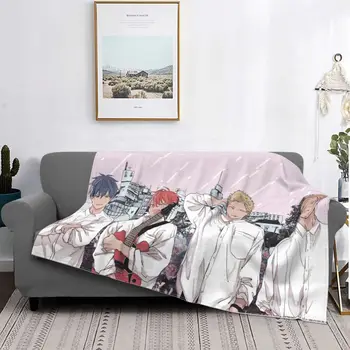 Музыкальное одеяло из аниме Мафую Рицука Харуки Акихико, Пушистое покрывало, украшение дивана для кровати, Ультра-Мягкие теплые покрывала