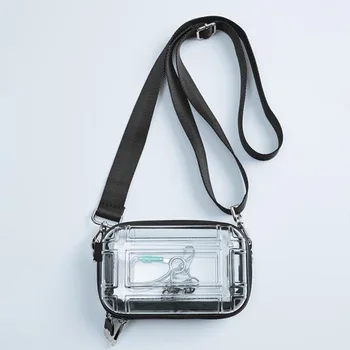 Женская сумка через плечо, прозрачная косметичка для ПК, дизайнерский чемодан, сумки-мессенджеры на молнии, мини-косметички для стирки, косметички для макияжа