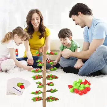 Балансировочные блоки для детей Деревянная укладка Развивающие игрушки для игры с высоким интеллектом Родитель Ребенок Интерактивные игрушки из дерева
