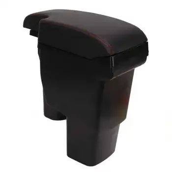 Коробка для автомобильного подлокотника Черная Коробка для подлокотника центральной консоли Гладкая поверхность для автомобиля