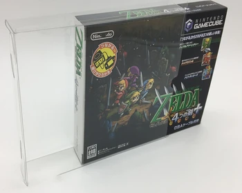 Прозрачная защитная коробка для Nintendo GameCube/NGC/ The Legend of Zelda Four Swords Коллекционные коробки Игровая оболочка Прозрачная витрина