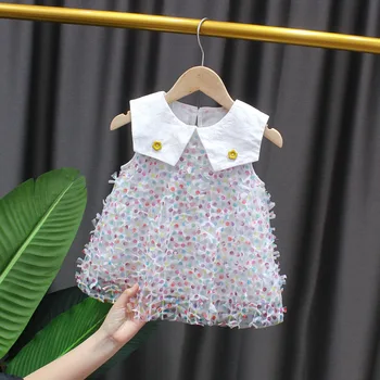 Новое поступление 2023 года, детское Китайское платье, детская летняя юбка, одежда принцессы, платья для девочек на день рождения