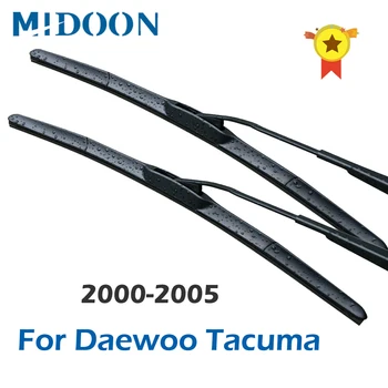 Гибридные щетки стеклоочистителя MIDOON для Daewoo Tacuma Fit Hook Arms 2000 2001 2002 2003 2004 2005