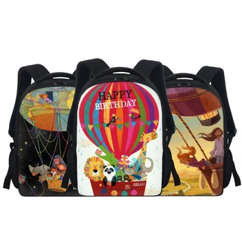 Креативные детские школьные сумки с воздушным шаром из мультфильма для детского сада, милый маленький детский рюкзак, сумки для книг для школьников