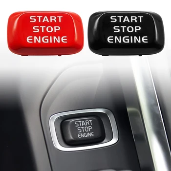 Кнопка Запуска Двигателя Автомобиля Замените Крышку Стопора Swtich Ключ Декор Накладка Наклейка Для Volvo V40 V60 S60 XC60 S80 V50 V70 XC70 Стайлинг Автомобилей