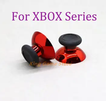 20 штук для контроллера XBox серии X S, хромированные 3D аналоговые ручки для большого пальца, колпачки для джойстика, Аналоговые ручки для большого пальца для Xbox One