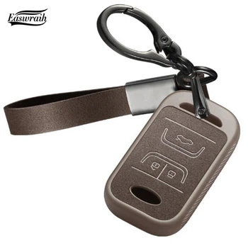 Кожаный Чехол Для Ключей От Автомобиля Chery Tiggo 8 5 ARRIZO 7 Tiggo 3 E3 E5 5X ARRIZO 3 7 Remout Key Holder Cover Аксессуары
