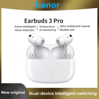 Honor Earbuds 3 Pro true wireless Bluetooth-гарнитура-вкладыши спортивная музыкальная коаксиальная двухблочная интеллектуальная система шумоподавления