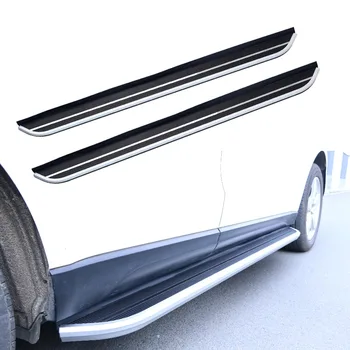 2шт Фиксированная подножка Боковая подножка Трубка педали Платформа Nerf Bar Подходит для VW ATLAS cross Sport 2020-2023