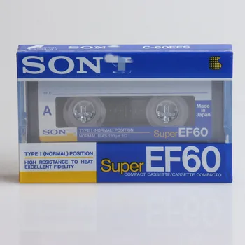 Кассета Super EF с 60-минутной незапечатанной лентой