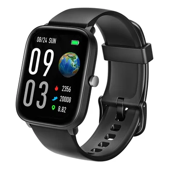 Q50 Смарт-часы с большим экраном 1,85 дюйма HD, частота сердечных сокращений, кислород в крови, мужчины, женщины, спортивный браслет, фитнес-трекер, умные часы