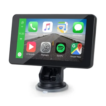 7-дюймовый монитор Carplay Портативная беспроводная навигация CarPlay для автомобиля Универсальный дисплей, совместимый с Android Auto и Siri