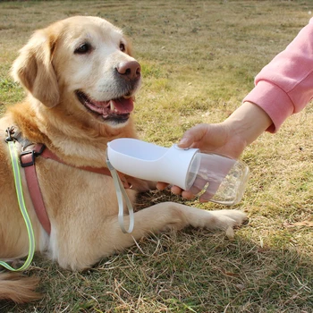 Герметичная бутылка для воды для собак, портативный дозатор воды для щенков с поилкой для домашних животных, прогулки на свежем воздухе, Походы, Еда для путешествий