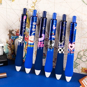 Креативная милая гелевая ручка кавайные штучки для школы Эстетически нейтральная ручка журнальные принадлежности Канцелярские принадлежности офисные аксессуары