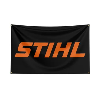 Баннер для инструментов с цифровой печатью из полиэстера с флагом STIHL размером 3x5 Футов-Баннер с флагом 3x5 футов, баннер для декора