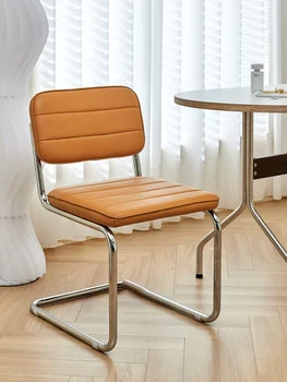 Роскошный обеденный стул Nordic Light, мебель для гостиной, кофейные стулья со спинкой, минималистичная мебель для дома, табуретки для макияжа в спальне