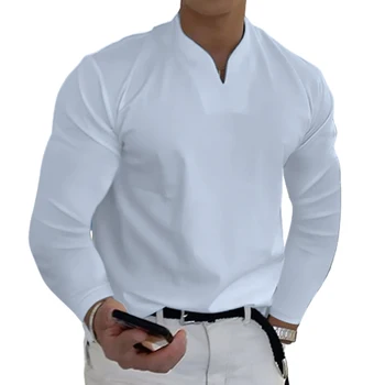 Свободная верхняя одежда Спортивная одежда с длинным рукавом Рубашка большого размера для вечеринок HSJ88