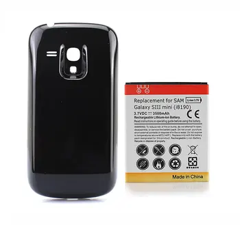 1x 3500 мАч 3,7 В постоянного тока EB-F1M7FLU Расширенный аккумулятор + задняя крышка для Samsung Galaxy S3 Mini S3 Mini I8190
