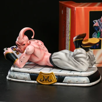 Dragon Ball Z Majin Buu Лежачее положение ПВХ Фигурка Модель Украшение коллекции рабочего стола Игрушка