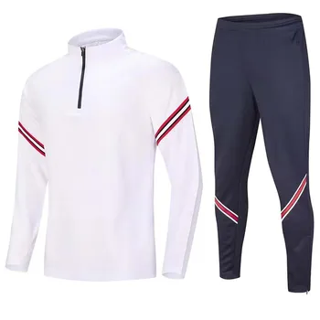 2122, футбольная спортивная куртка на молнии, комплект из 2 предметов, мужская футбольная спортивная одежда, спортивный костюм, куртка, футбольный тренировочный костюм