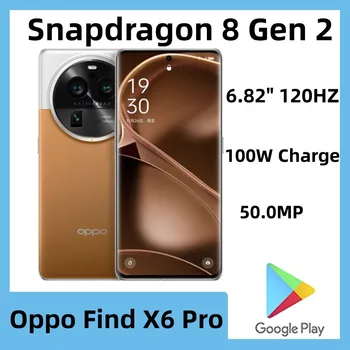 Оригинальный Мобильный Телефон Oppo Find X6 Pro Snapdragon 8 Gen 2 OTA 6,82 